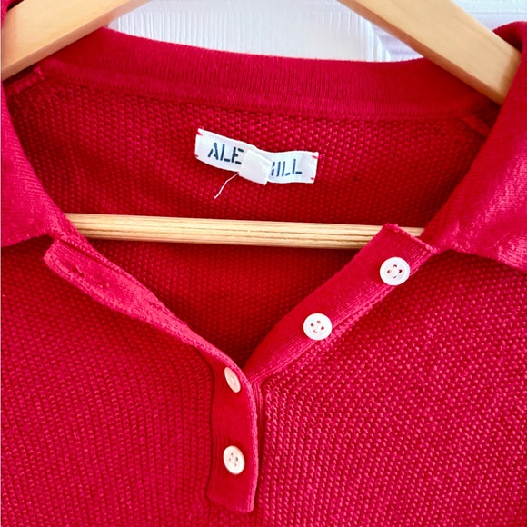 Alex Mill Jac waffle knit polo sweater L - Picture 2 of 3